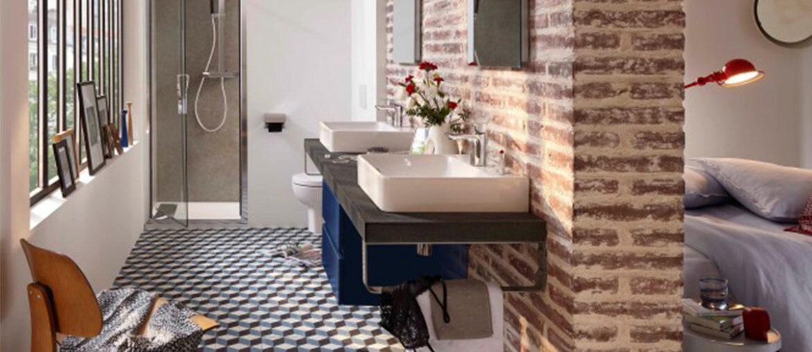 Salle de bains style industriel