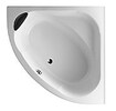 Douche encastrée d'angle