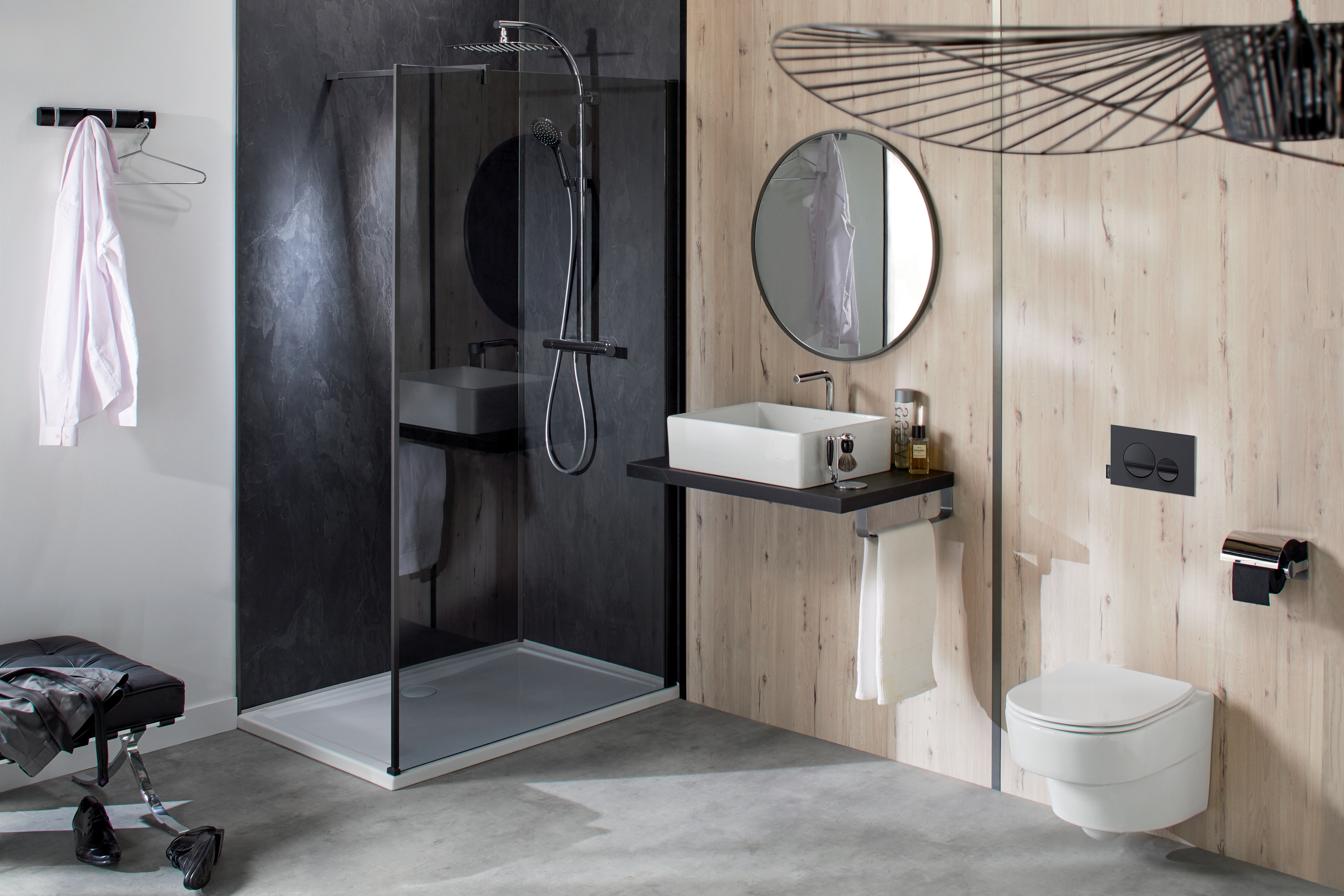 salle de bains en bois