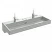 Simple vasque pour 2 robinets