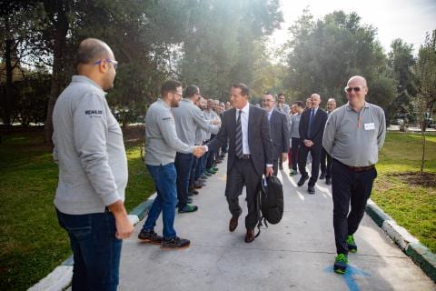 David Kohler en visite à l’usine de Tanger​